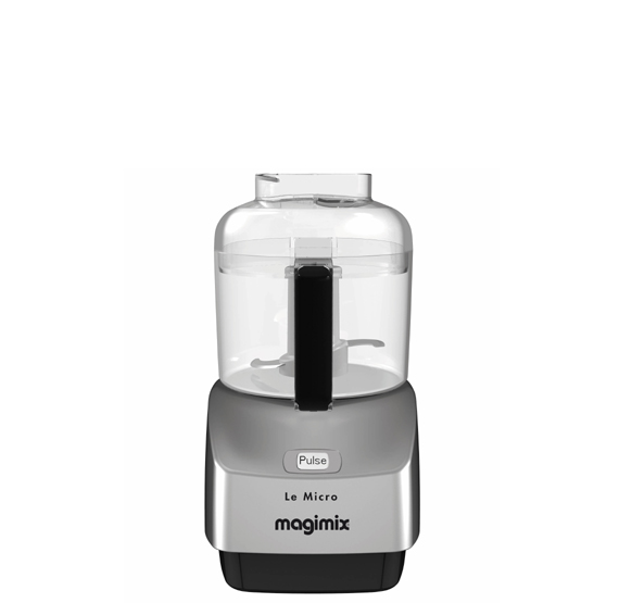 Mini foodprocessor Micro Magimix mat chroom