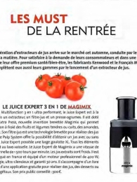 extracteur de jus, extraction à froid, juice expert, magimix