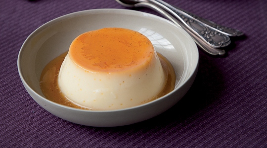 Karamelpudding met kokos