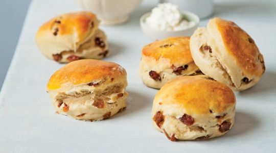 Scone aux raisins