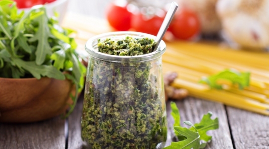 Pesto roquette-cajou