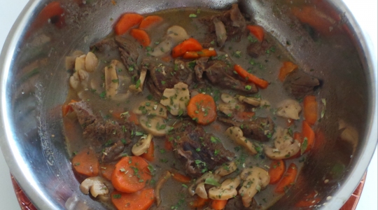 Boeuf braisé à la bière brune