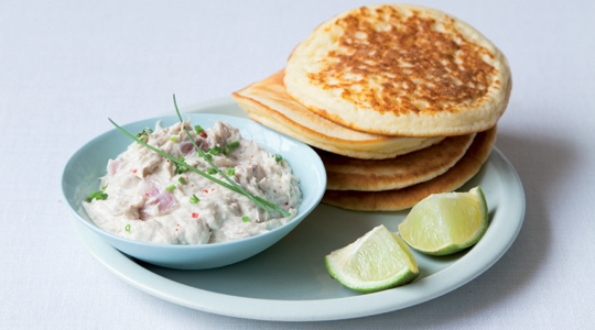 Blini's met makreelpastei Cook Expert