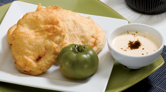 Beignets de tomates vertes