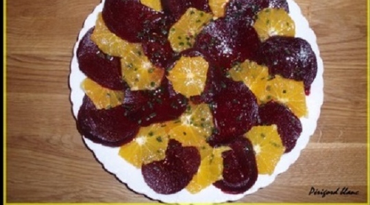 Salade de betteraves et oranges