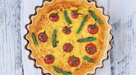 Quiche tomates cerise