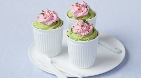 Mousse d'avocats au crabe