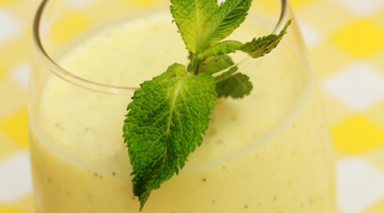 Meloen, komkommer, peer, munt