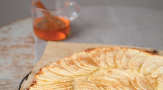 Tarte fine aux pommes - caramel
