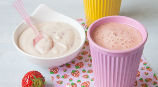 Fruitcrème perzik-banaan Cook Expert