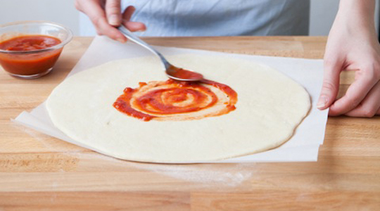 Vegetarische pizza Cook Expert Magimix