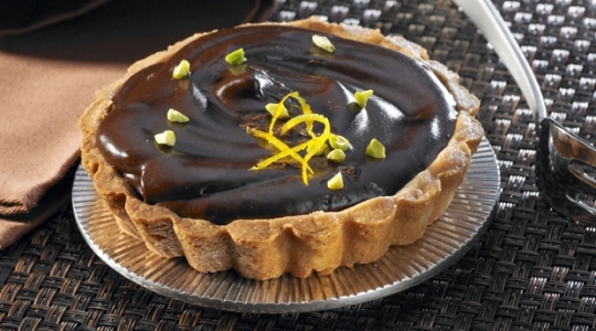 Chocoladetaart met pecannoten