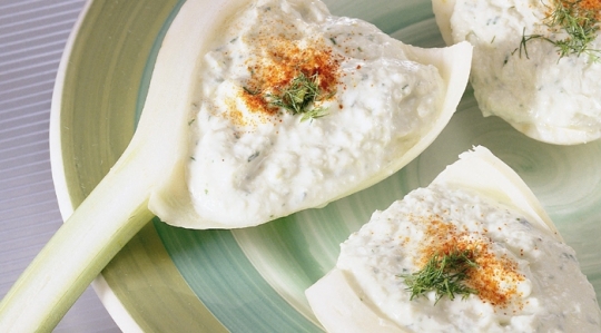 Fenouil et chèvre frais