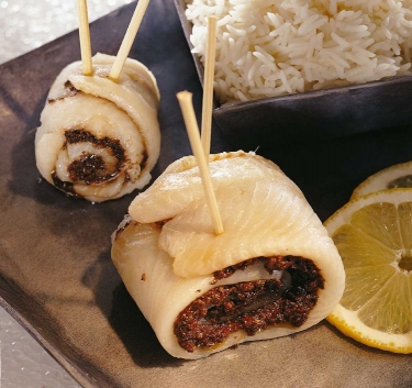 Paupiettes de sole à la tapenade