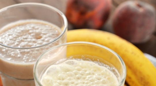 Smoothie nectarine-banane