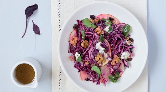 Herfstsalade met cidervinaigrette Cook Expert
