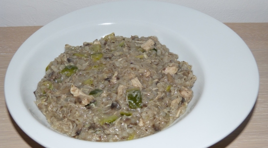 Risotto poulet courgettes champignons Cook Expert Magimix