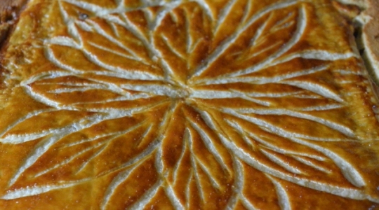 Galette pistache chocolat