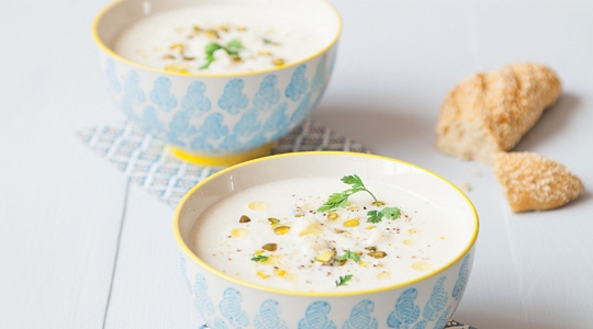 Bloemkoolcrème met gruyère