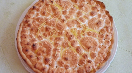 Tarte meringuée au citron