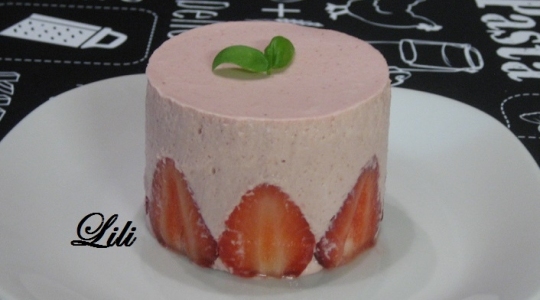 Mousse aux fraises et basilic Cook Expert