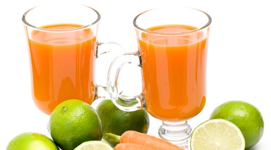 Komkommer, worteltjes, limoen