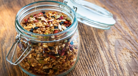 Granola maison, Gisèle Louis, flocons d’avoine