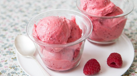 Sorbet à la framboise