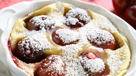 Pruimenclafoutis