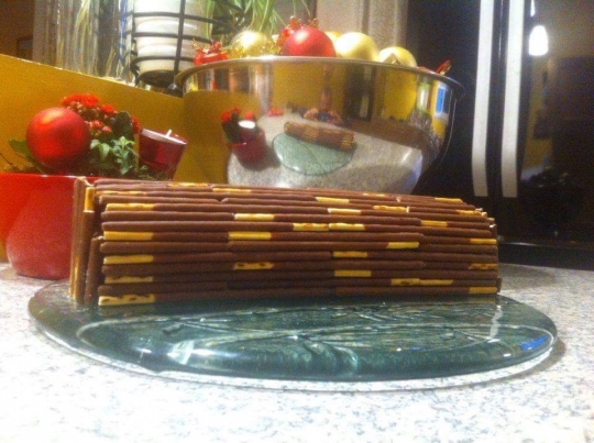 Opéra revisité en bûche