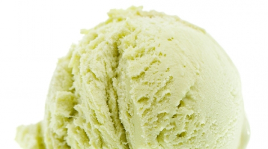 Groene appelsorbet