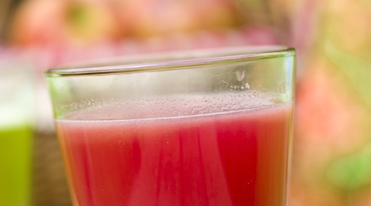 Goyave, pomme, framboise