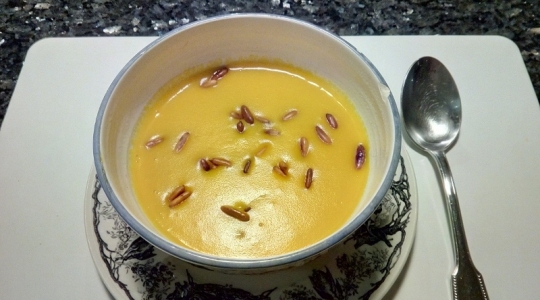 Velouté de potimaron et pignons de pin Cook Expert Magimix